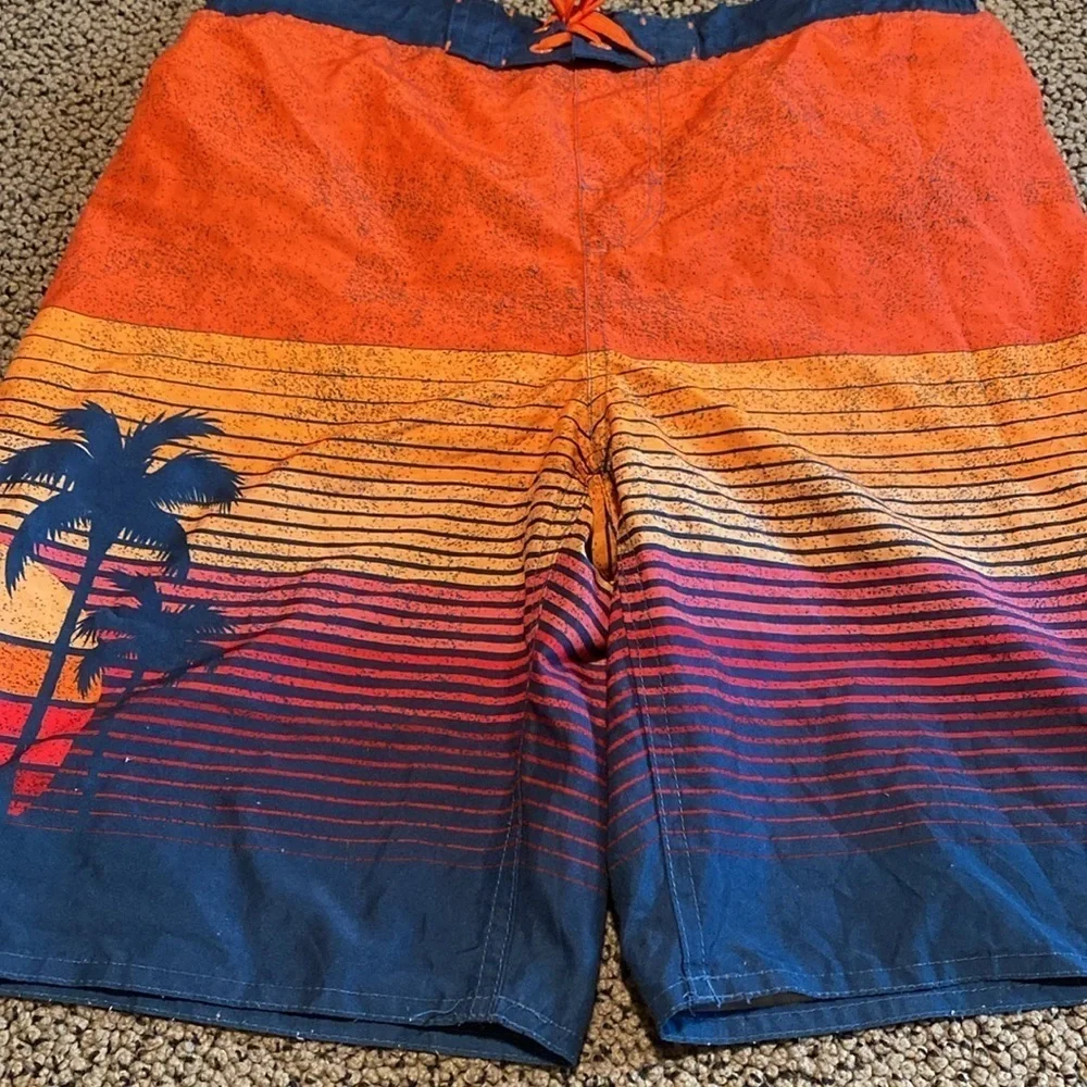 Laguna Swim Board Shorts Size Youth Large 14/16 in Like New Condition